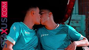 Staxus My Colleague Can't Resist The Exhilaration After Training With Best Friend Twink Gay Sport