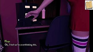 Being A Dik 45 Chick Route With Big Tits And Shaved Pussy