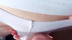 Female pov sloppy wet blowjob and licks balls - amateur female perspective