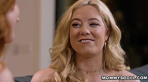 Cute Inexperienced Blonde Teen 18+ River Lynn Fucks Stepmom Sophia Locke With Pussy Licking And Tribbing