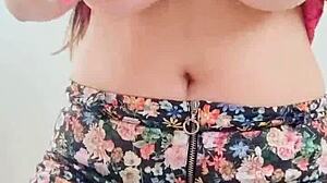 model depravedminx poses her big natural tits outdoors, moaning while riding and squirting