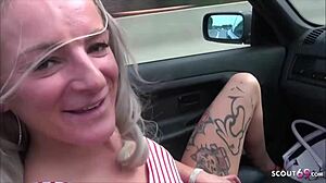 German public blowjob in McDonald's