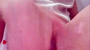 Brazilian Teen Shows Close-Up, Tears Pussy with Thick Rubber Cock