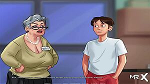 Feel The Passion As She Offers Her Breasts In Summertimesaga