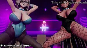 Fascinate Dance - Asuna and Karine in Blue Archive 3D Anime MMD R-18. Watch Their Wild Moves!