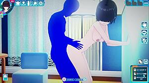 Asian 3d cartoon girl gets intense sex