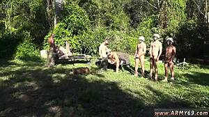 daddy and boy explore gay first time together in a new bare experience