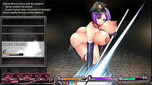 Karryn's Naked Fight Against Captain in Prison Pornplay Hentai Game