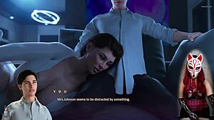 Apocalust 1: Busty Mother-in-Law MILF Sucking Monster Cock in Game Scene