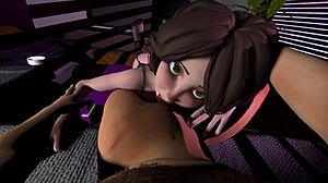 aunt cass goes crazy sucking dick in big hero 6 parody