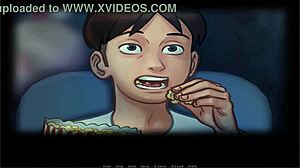 Summer Time Saga Unc Part 23 continues the dating game story in anime style