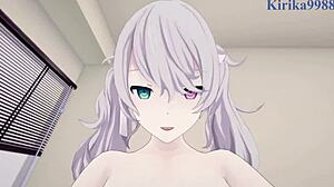 Hatsune Miku and Kagamine Rin explore intense sex in Project Sekai Vocaloid POV