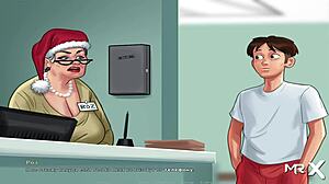 Feel The Passion As She Offers Her Breasts In Summertimesaga