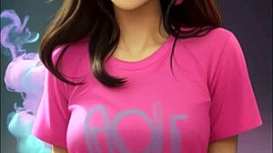 Ai generated mona in cartoon style