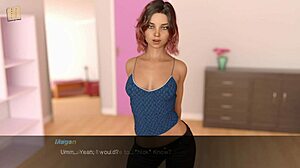 in echoes of lust 58, a teen hentai character explores fetish toys and big tits in an erotic game scene