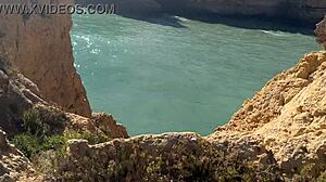 Milf enjoys blowjob and riding in public outdoor sex with orgasms