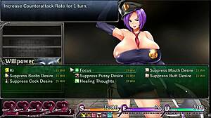 Karryn's Naked Fight Against Captain in Prison Pornplay Hentai Game