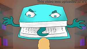 Big tits bookworm gets fucked in library romance with tomni