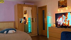 Fun milf chats on webcam in cosplay costume