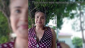 i'm interviewing gina in this homemade video