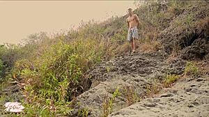 Savannah Watson Fucks Stranger by River Outdoors