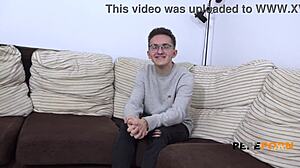 Luana Devours Nervous Spanish Rookie's Monster Cock