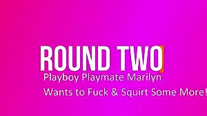 Marilyn Crystal Blonde Beauty Wants Second Round of Raw Real Sex and Squirting