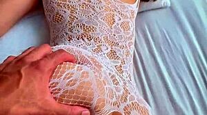 Beautiful Latina Shakes Big Ass in Prone Bone and All Fours