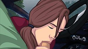 i stumbled upon this cute hentai girl in a sexy outfit