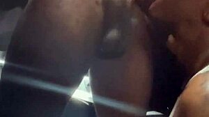 Road Trip Cock Worship With Ebony And Monster Cock