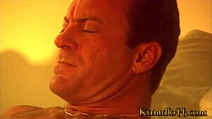 Blonde pornstar Brooke Banner starts morning with bent over doggystyle blowjob