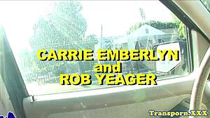 Transsexual rides cock hard and savors warm jizz