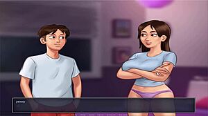 Summer Time Saga Unc Part 23 continues the dating game story in anime style