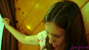 lesbiansexuality krissy lynn kourtney rae scissoring in lingerie