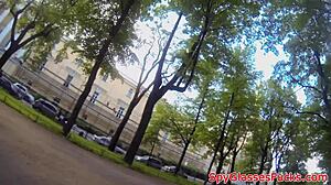 मैं लंड चूसती हूं और स्पाईकैम पर पॉव चुदाई लेती बेब