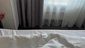 pregnant milf wakes cock with blowjob creampie