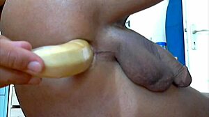 Intense Anal With Big Banana