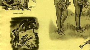 Vintage erotic drawings collection