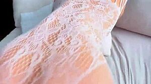 Beautiful Latina Shakes Big Ass in Prone Bone and All Fours