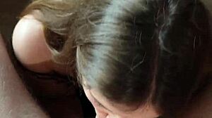 Looking in your eyes while sucking your dick and balls until you cum in my mouth