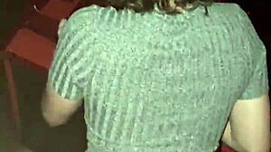 Darcy Dark gives blowjob in public cinema