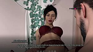 in the seven realms, ling and leyala start massaging atlas, but it turns into hot threesome sex!