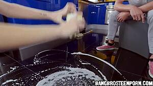 His Stepsister's Great Butt Gets Licked By Him