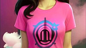 Ai generated mona in cartoon style