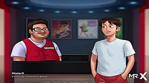 Feel The Passion As She Offers Her Breasts In Summertimesaga