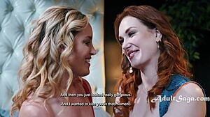 Long Distance Lesbo Lovers Siri Dahl And Charlie Forde Trace New Curves With Tongues