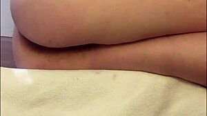 Teen’s super hairy pussy pulses in close-up orgasm while watching porn.