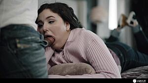 step daddy freezes her and fucks to wild orgasms