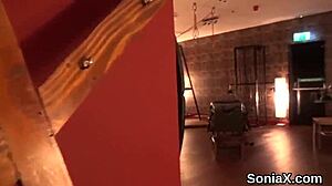 oh wow, unfaithful british milf sonia flaunts her huge tits at the wedding!