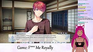 Vtuber Lewdneko Plays F Me Royally Part 1